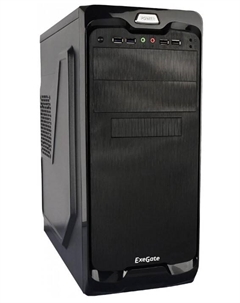 Корпус ATX UN-604-UNS350 EX299337RUS БП UNS350, 2*USB, 2*USB 3.0 Exegate