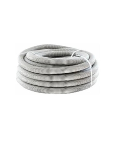 Труба гофрированная лёгкая 20140HF-GR ПНД, с зондом, без галогена, цвет серый, диам. 40мм (20м) Ecoplast