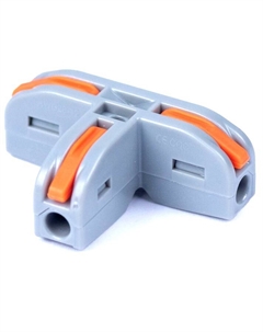 Клемма соединительная PCT-112 универсальная Т-образный ответвитель 1 полюс с рычагом 0,08-4,0 (1шт) Cabeus