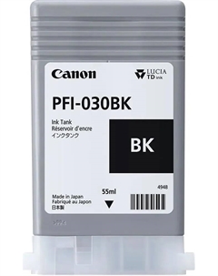 Картридж GG-PFI030BK аналог Canon PFI030BK (3489C001) черный 55ml G&g