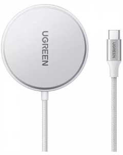 Зарядное устройство беспроводное UGREEN W703 55206_ 15W, для iPhone. цвет: серый Ugreen
