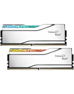 Модуль памяти DDR5 32GB (2*16GB) F5-6400J3039G16GX2-TR5S TRIDENT Z5 ROYAL RGB 6400MHz CL30 1.4V G.skill