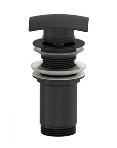 Донный клапан WW-88SS08-MB click-clack цвет Черный матовый Wonzon & woghand