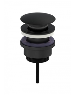 Донный клапан WW-88SS07-MB click-clack цвет Черный матовый Wonzon & woghand