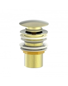 Донный клапан WW-88SS02-BG click-clack цвет Брашированное золото Wonzon & woghand