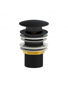 Донный клапан WW-88SS02-MB click-clack цвет Черный матовый Wonzon & woghand