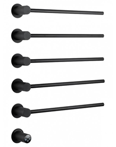 Электрический полотенцесушитель München 52,4х67 WW-A355-MB цвет Черный матовый Wonzon & woghand