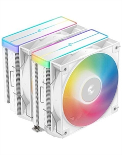 Устройство охлаждения(кулер) AG620 Wh V2, 4-pin, ARGB, 120мм, Ret, белый Deepcool