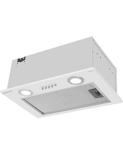 Встраиваемая вытяжка Light INBOX45WH, управление кнопочное, белый Meferi
