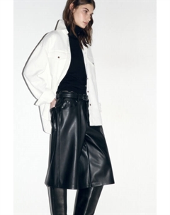 Рубашка oversize джинсовая с карманами Befree