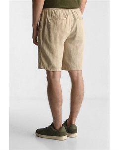 Шорты из льна и хлопка на кулиске Blend