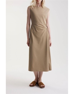 Платье трикотажное без рукавов с имитацией запаха Urban tiger