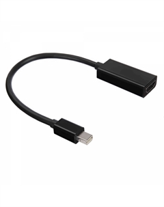 Кабель-переходник (адаптер) Mini DisplayPort(20M)-HDMI(19F) 4K, v1.2/1.2, экранированный, 20 см, черный (-DAMHF-01B) Acd