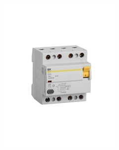 УЗО ВД1-63 32А 3P+N тип AC 100 мА 4,5 кА (MDV10-4-032-100) Iek
