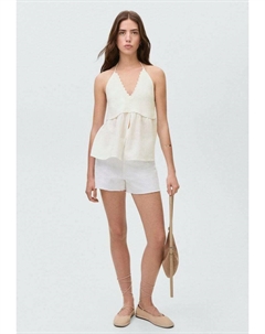 Топ MERI, слоновая кость Mango kids