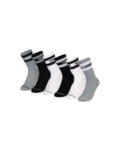 Носки "K 6 пар теннисных носков", цвет Dk Grey Heat Converse