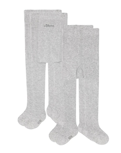 Колготки "Колготки, 2 шт.", цвет Fog Melange S.oliver