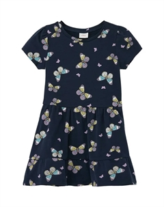 Платье Junior с принтом и воланами, синий S.oliver