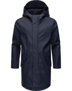 Плащ "Бивойек", стильный дождевик для мальчиков на переходный период, цвет морской волны Ragwear