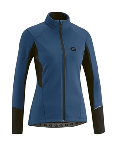 Велосипедная куртка "FURIANI", женская куртка из софтшелла, ветровка, дышащая и водоотталкивающая, синий Gonso