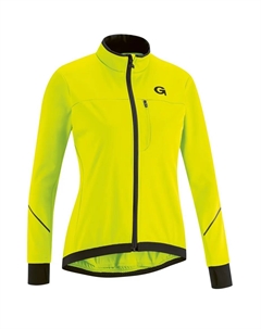 Велосипедная куртка "SORBA", водоотталкивающий и ветронепроницаемый функциональный материал, желтый Gonso