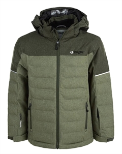 Лыжная куртка "Номо", водяной столб 10 000 мм, зеленый Zigzag