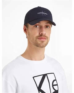 Кепка дальнобойщика Jeans "MONO LOGO EMBRO TRUCKER HAT", с сетчатой ​​вставкой, черный Calvin klein