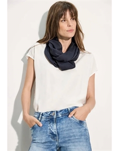 Шарф, базовый, синий Cecil