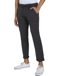 Джинсовые брюки чинос  Denim, антрацит Tom tailor