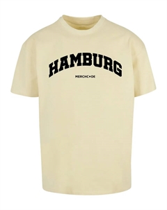 Футболка " Мужская футболка Hamburg Wording - Heavy Oversize ", желтый Merchcode