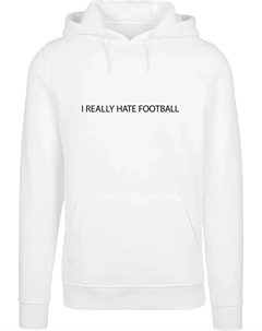 Толстовка с капюшоном " Men's Hate Football Heavy Hoody", белый Merchcode