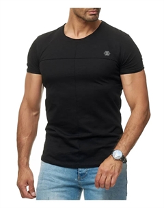 Футболка "Рали", базовая с логотипом бренда, черный Redbridge