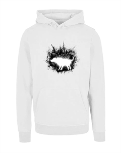 Толстовка с капюшоном " Men's Dirty Dog Hoody", белый Merchcode