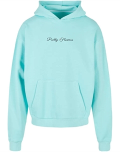 Толстовка с капюшоном " Men's Ladies Pretty Flowers - Cropped Tee", синий Merchcode