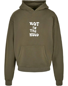 Толстовка с капюшоном " Men's NITM-Whirled Back x Ultra Heavy Hoody", оливковый Merchcode