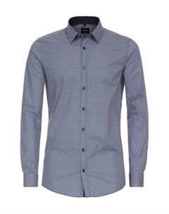 Деловая рубашка "Деловая рубашка принт", синий Venti