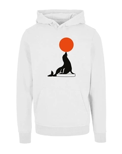 Толстовка с капюшоном " Men's The Seal Hoody", белый Merchcode