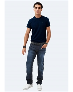 Джинсы классического кроя "Ingianluca", стрейч с эластаном, синий Indicode