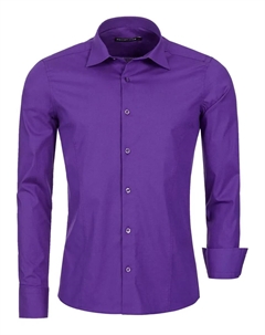 Рубашка с длинными рукавами "Чула Виста", приталенного кроя, фиолетовый Redbridge