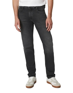 Джинсы с 5 карманами, выполненные из смеси органического хлопка, серый Marc o'polo