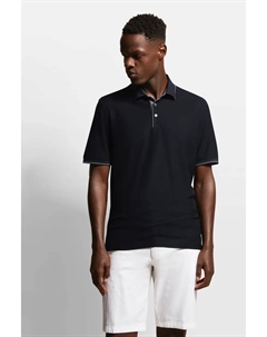 Рубашка-поло с легкой структурой, цвет морской волны Bugatti