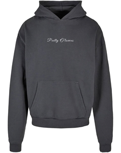 Толстовка с капюшоном " Men's Ladies Pretty Flowers - Cropped Tee", серый Merchcode