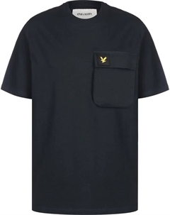 Футболка "Мужская футболка с карманом " ", синий Lyle & scott