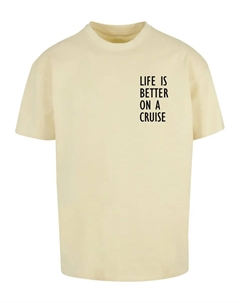 Футболка "Мужская футболка большого размера Life Is Better", желтый Merchcode