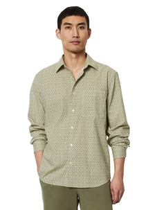 Рубашка с длинными рукавами "с принтом по всей поверхности", белый Marc o'polo