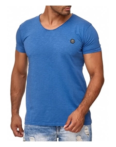 Футболка "Houston" в повседневном дизайне, синий Redbridge