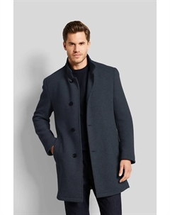 Шерстяное пальто классического дизайна, цвет морской волны Bugatti