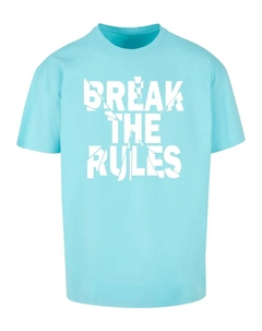 Футболка "Мужская футболка Break The Rules 2 Heavy Oversize", синий Merchcode