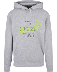 Толстовка с капюшоном " Men's It's Spring Time Basic Hoody", серый Merchcode