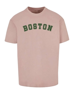 Футболка "Мужская футболка Boston Heavy Oversize-BY102", цвет Duskrose Merchcode